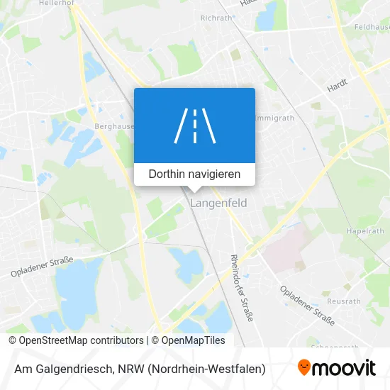 Am Galgendriesch Karte