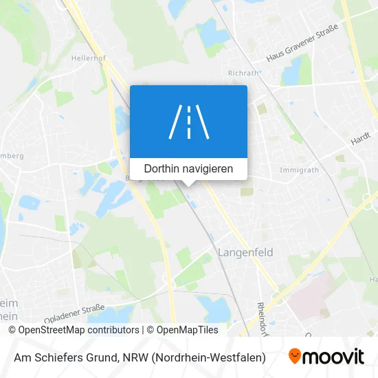 Am Schiefers Grund Karte