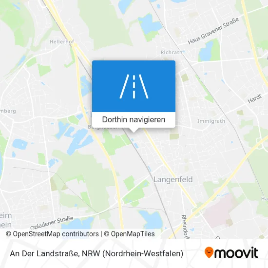 An Der Landstraße Karte