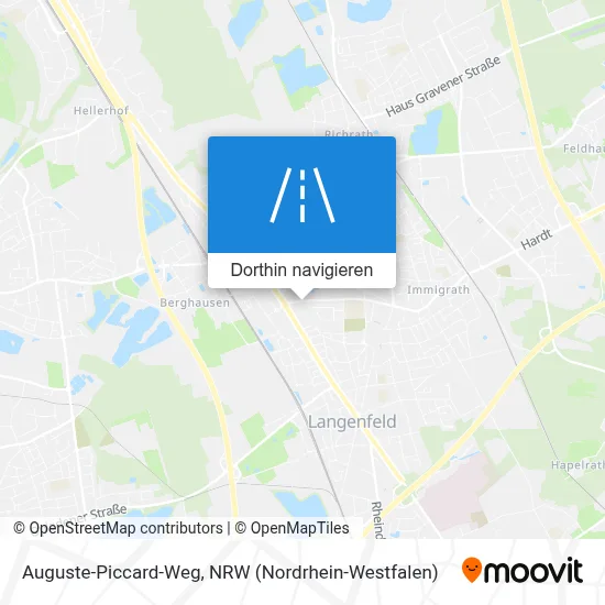 Auguste-Piccard-Weg Karte