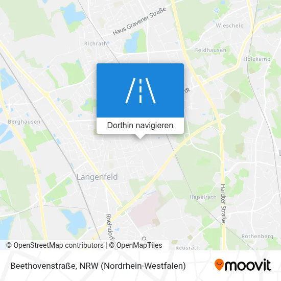 Beethovenstraße Karte