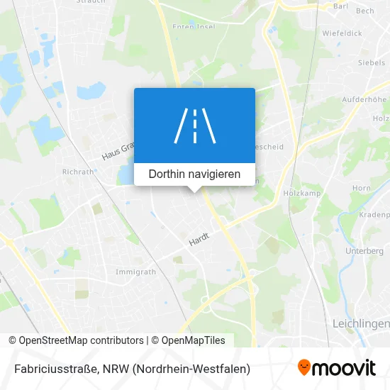 Fabriciusstraße Karte