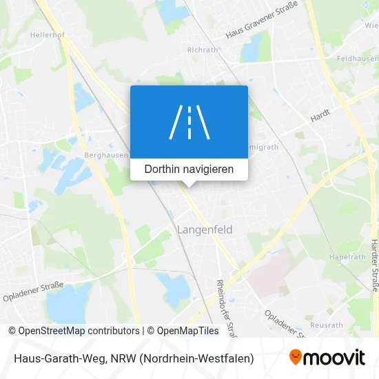 Haus-Garath-Weg Karte