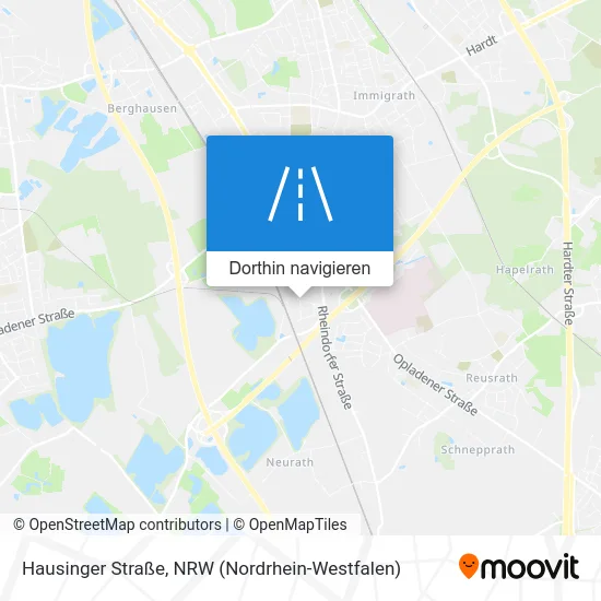 Hausinger Straße Karte