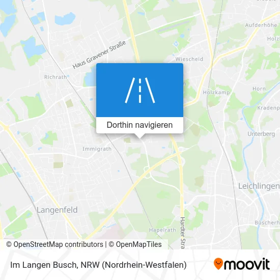 Im Langen Busch Karte