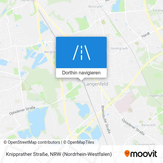 Knipprather Straße Karte