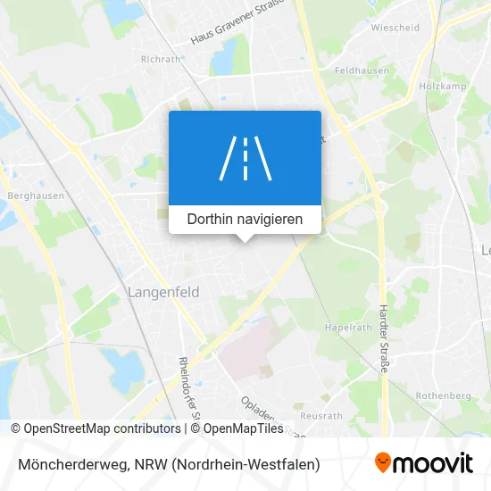 Möncherderweg Karte