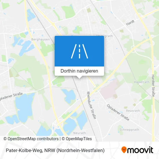 Pater-Kolbe-Weg Karte