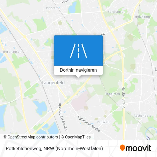 Rotkehlchenweg Karte