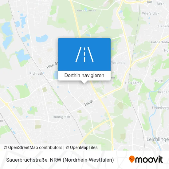 Sauerbruchstraße Karte