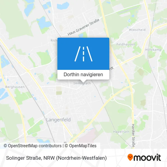 Solinger Straße Karte