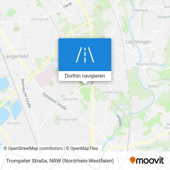 Trompeter Straße Karte