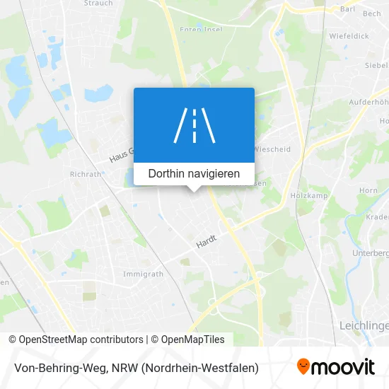 Von-Behring-Weg Karte