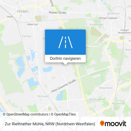Zur Riethrather Mühle Karte