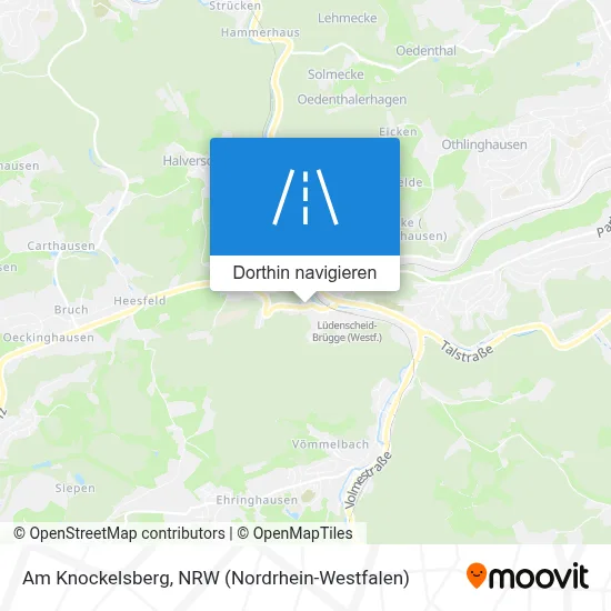 Am Knockelsberg Karte