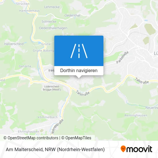 Am Malterscheid Karte