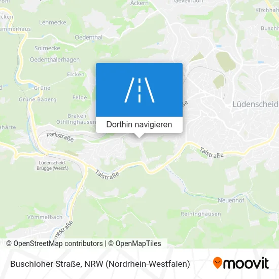 Buschloher Straße Karte