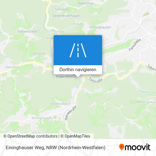 Eininghauser Weg Karte