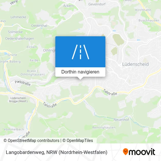 Langobardenweg Karte