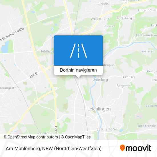 Am Mühlenberg Karte