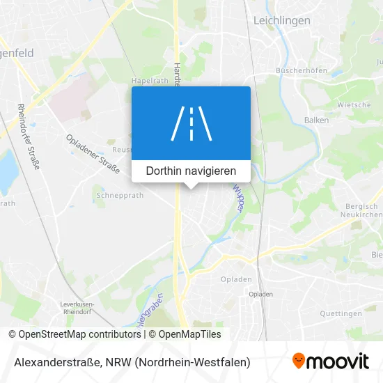 Alexanderstraße Karte