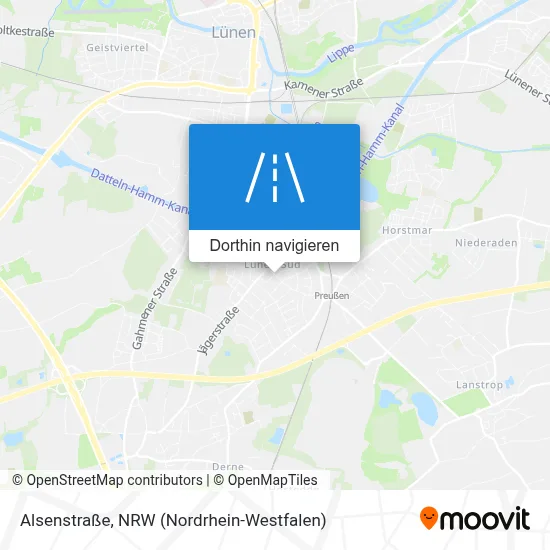 Alsenstraße Karte