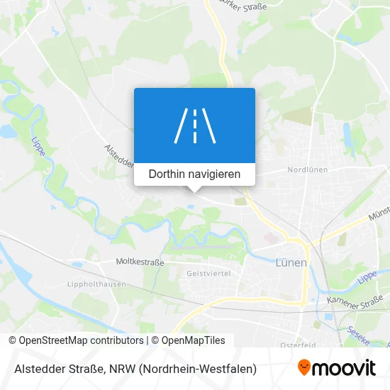 Alstedder Straße Karte