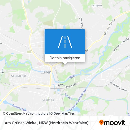 Am Grünen Winkel Karte