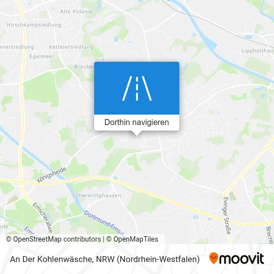 An Der Kohlenwäsche Karte