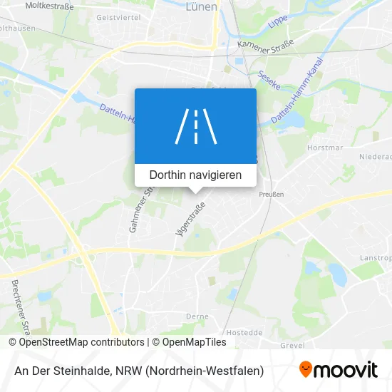 An Der Steinhalde Karte