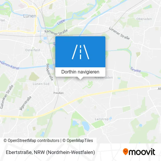 Ebertstraße Karte