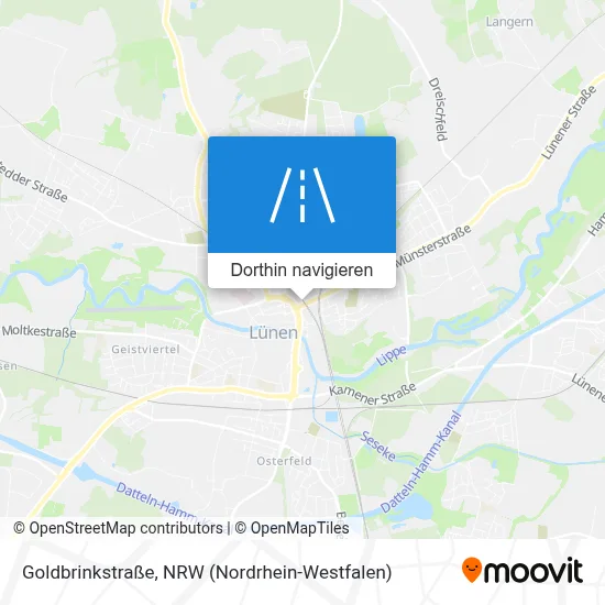 Goldbrinkstraße Karte
