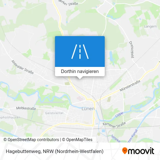 Hagebuttenweg Karte