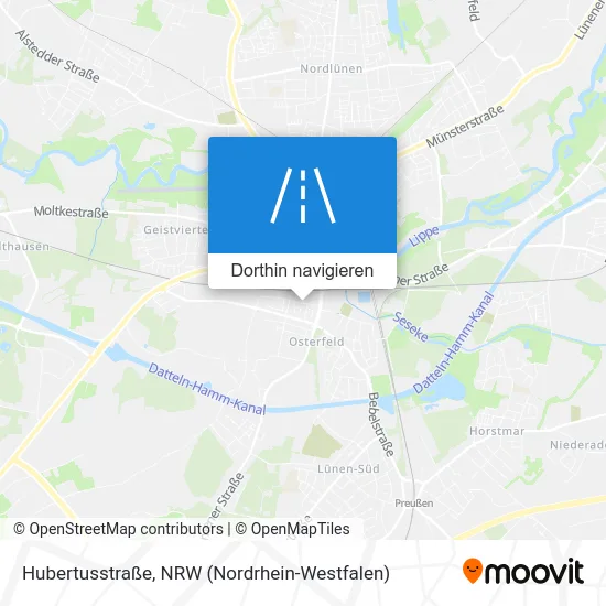 Hubertusstraße Karte