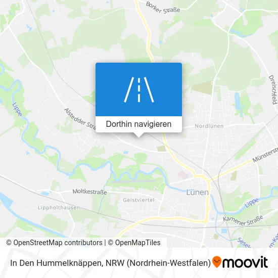 In Den Hummelknäppen Karte