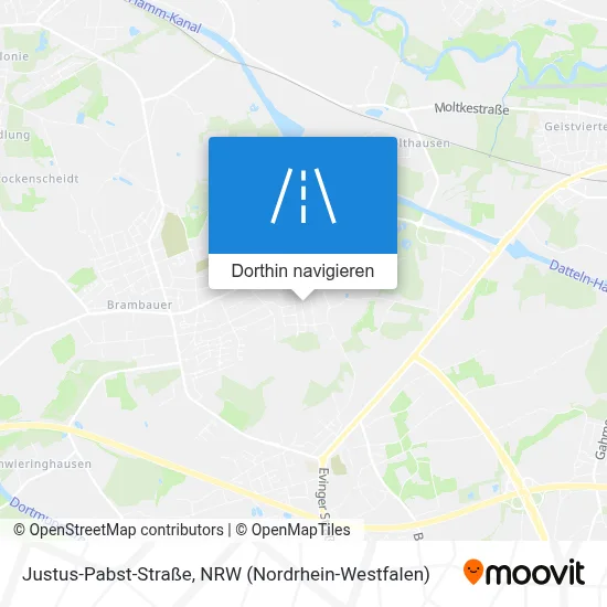 Justus-Pabst-Straße Karte
