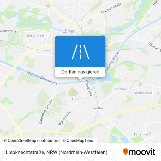 Liebknechtstraße Karte