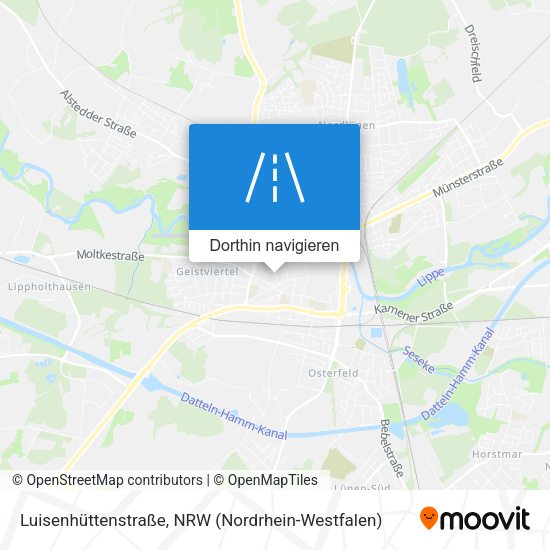 Luisenhüttenstraße Karte