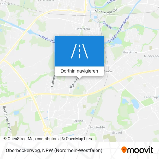 Oberbeckerweg Karte