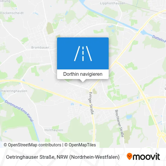 Oetringhauser Straße Karte