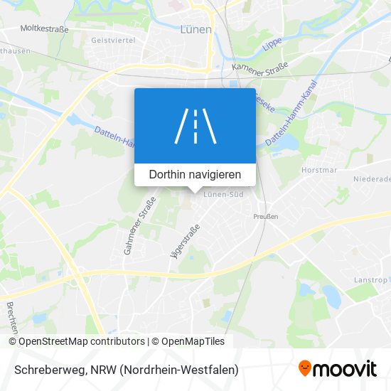 Schreberweg Karte