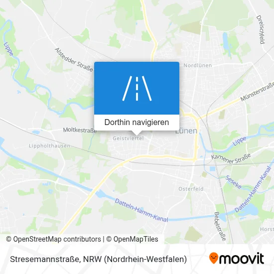 Stresemannstraße Karte