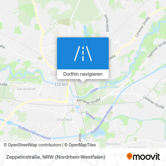 Zeppelinstraße Karte