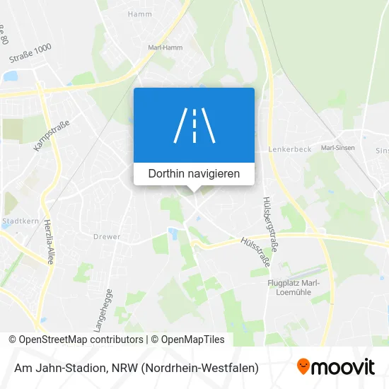 Am Jahn-Stadion Karte