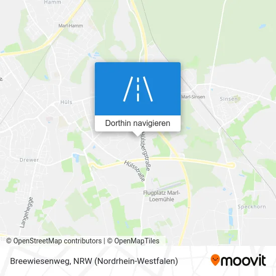 Breewiesenweg Karte
