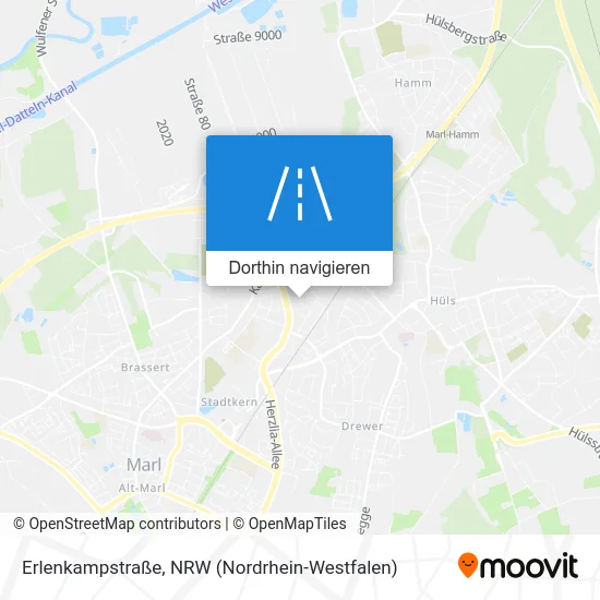 Erlenkampstraße Karte