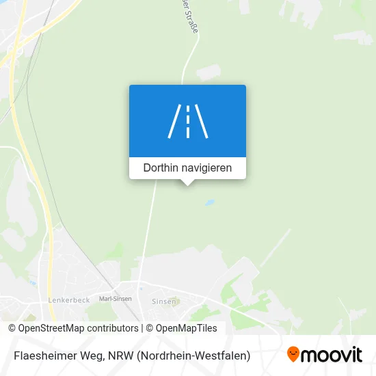 Flaesheimer Weg Karte