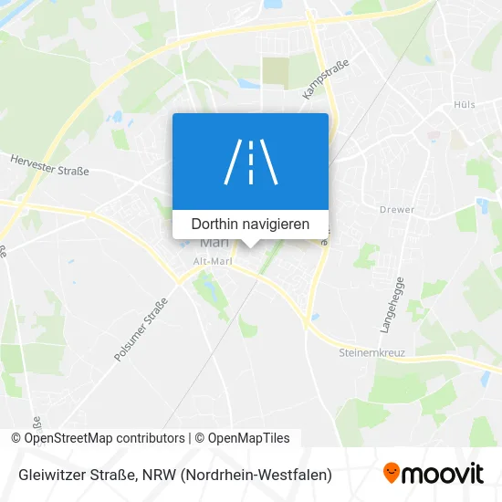 Gleiwitzer Straße Karte