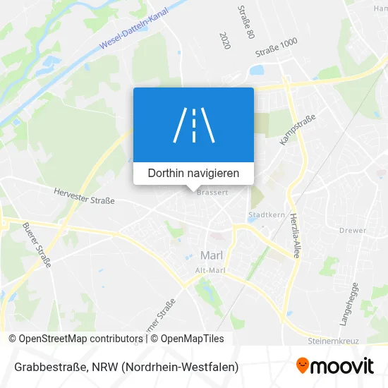 Grabbestraße Karte