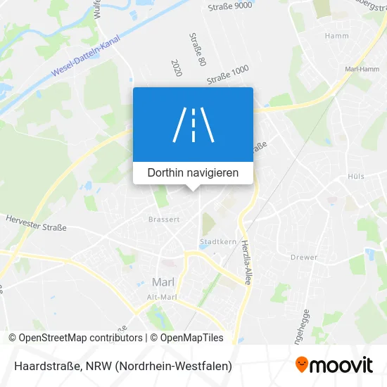 Haardstraße Karte